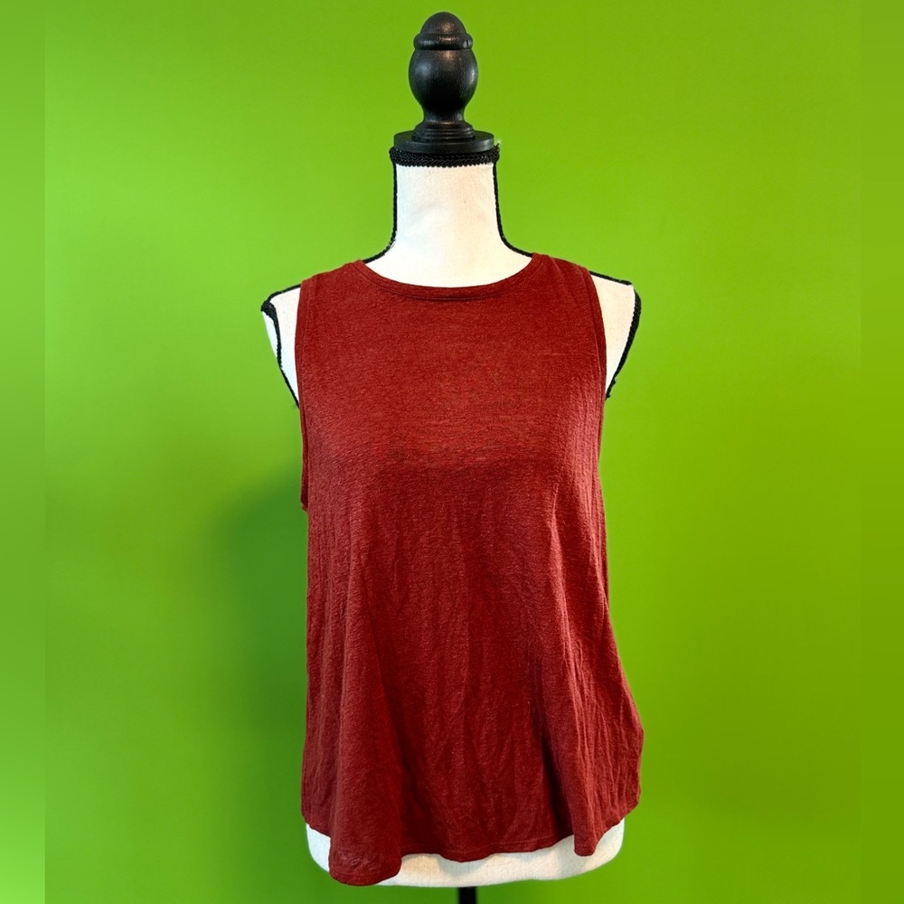 Open back tank top